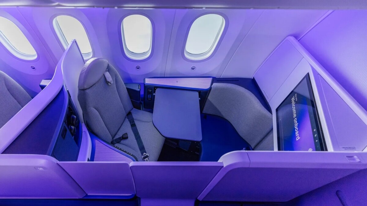 紐西蘭航空全新升級的「豪華商務艙Luxe」