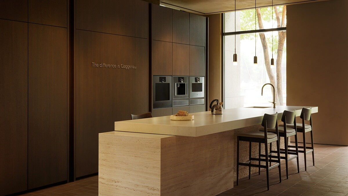開箱｜德國頂奢廚電品牌「Gaggenau」臺北旗艦店：走進五大空間，以傳統街屋鋪陳展開德式工藝與臺式日常的空間對話 