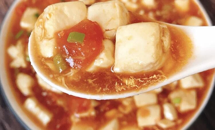 番茄豆腐煲成品|Photo/爱做饭的小花猫@小紅書
