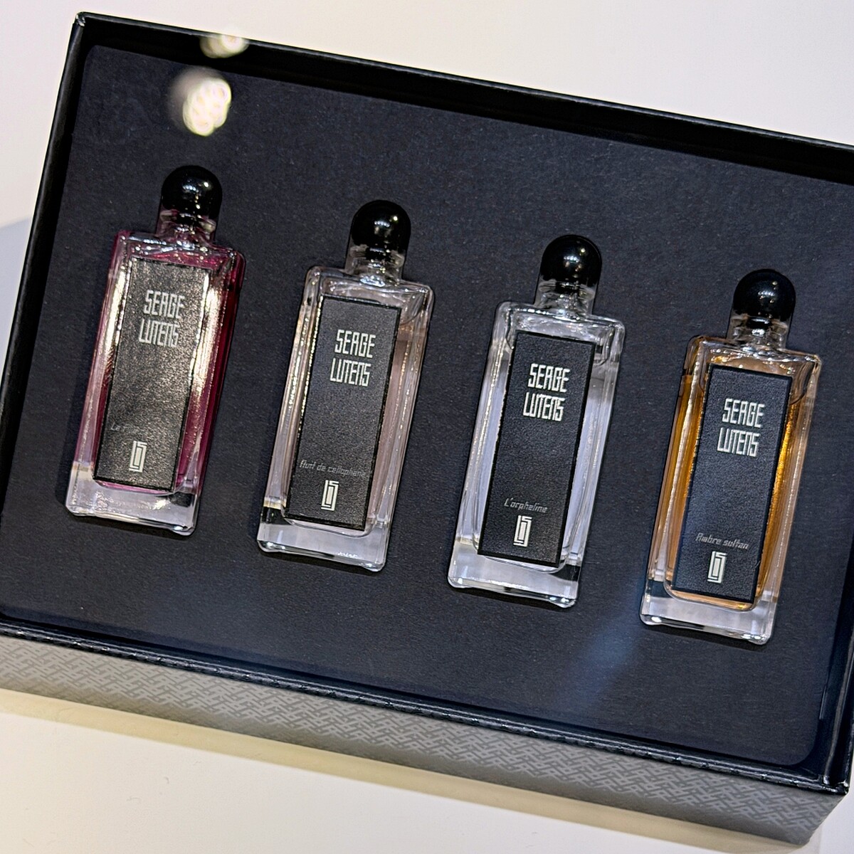 Serge Lutens黑色禮服系列淡香精推出的迷你香水組合