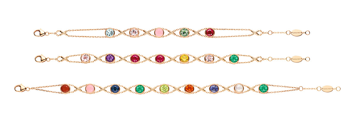 藏頭詩 Les Acrostiches Jeux de Liens 系列珠寶，可訂製自選寶石，Chaumet。