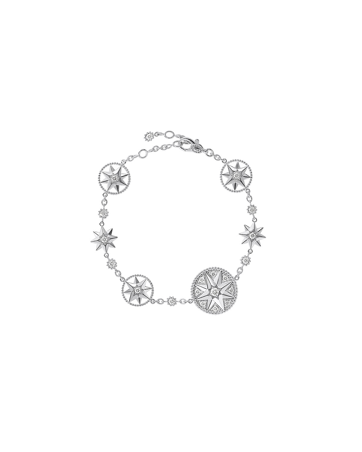 Rose des Vents 18K白金鑲鑽手鍊_NTD 770,000