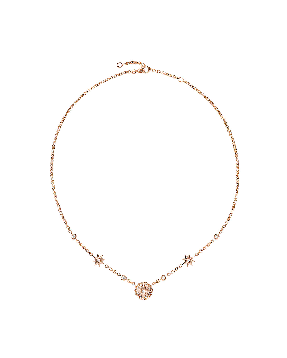 Rose des Vents 玫瑰金鑲鑽項鍊_NTD 440,000