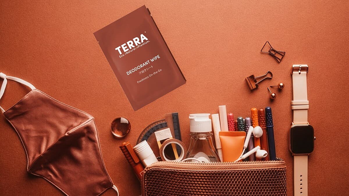 10秒從容整理好自己：紐西蘭 TERRA，讓濕紙巾成為隨身質感配件 
