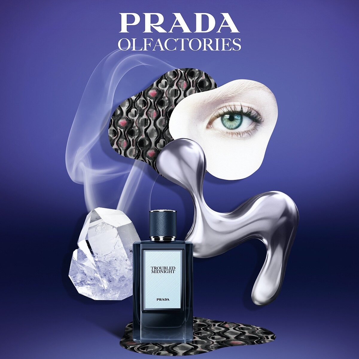 PRADA Beauty嗅覺珍藏系列TROUBLED MIDNIGHT失序午夜情境圖