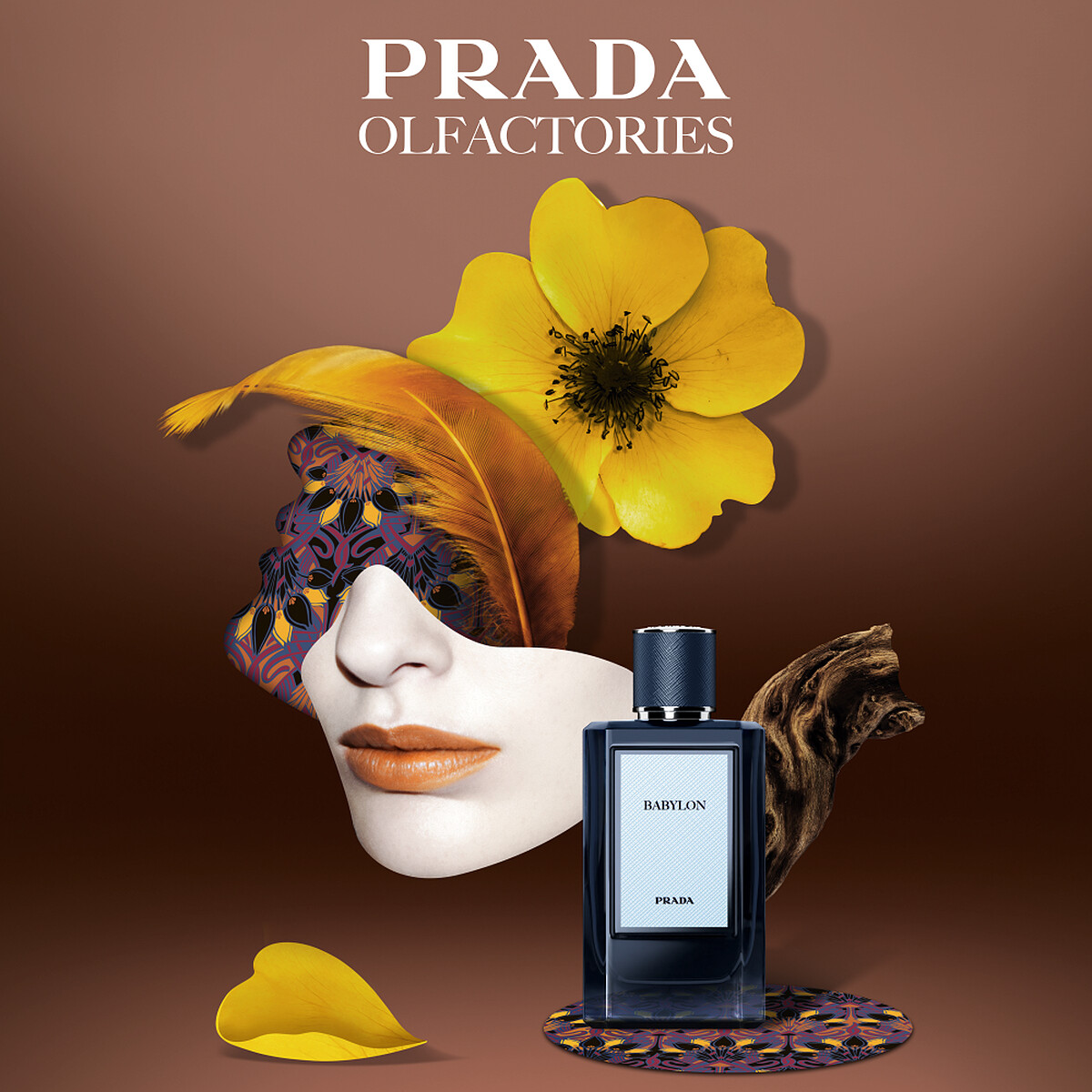 PRADA Beauty嗅覺珍藏系列BABYLON岩檀巴比倫情境圖