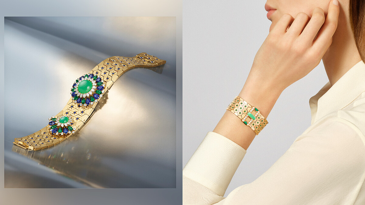 瑰麗織光輕繞腕間，Van Cleef &amp;amp; Arpels梵克雅寶Ludo新作續寫金質與寶石交織的優雅篇章
