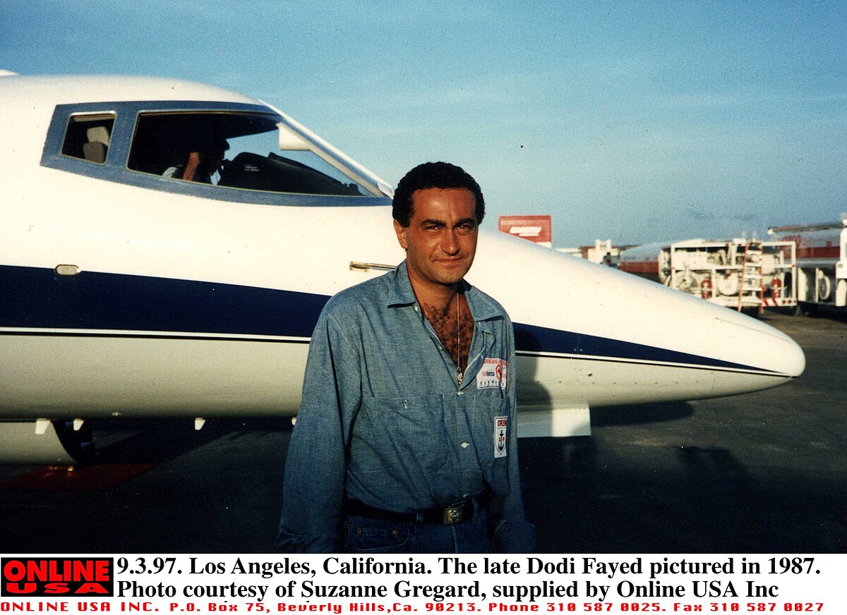 1997年9月3日,加州洛杉磯。已故的多迪·法耶德(Dodi Fayed)於1987年留影。