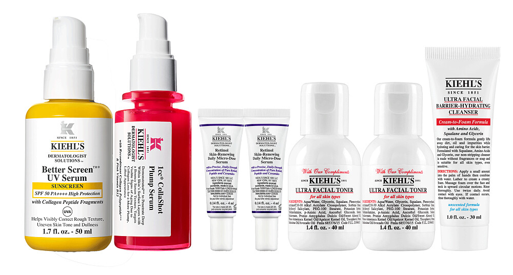 Kiehl’s澎潤膠原防護組