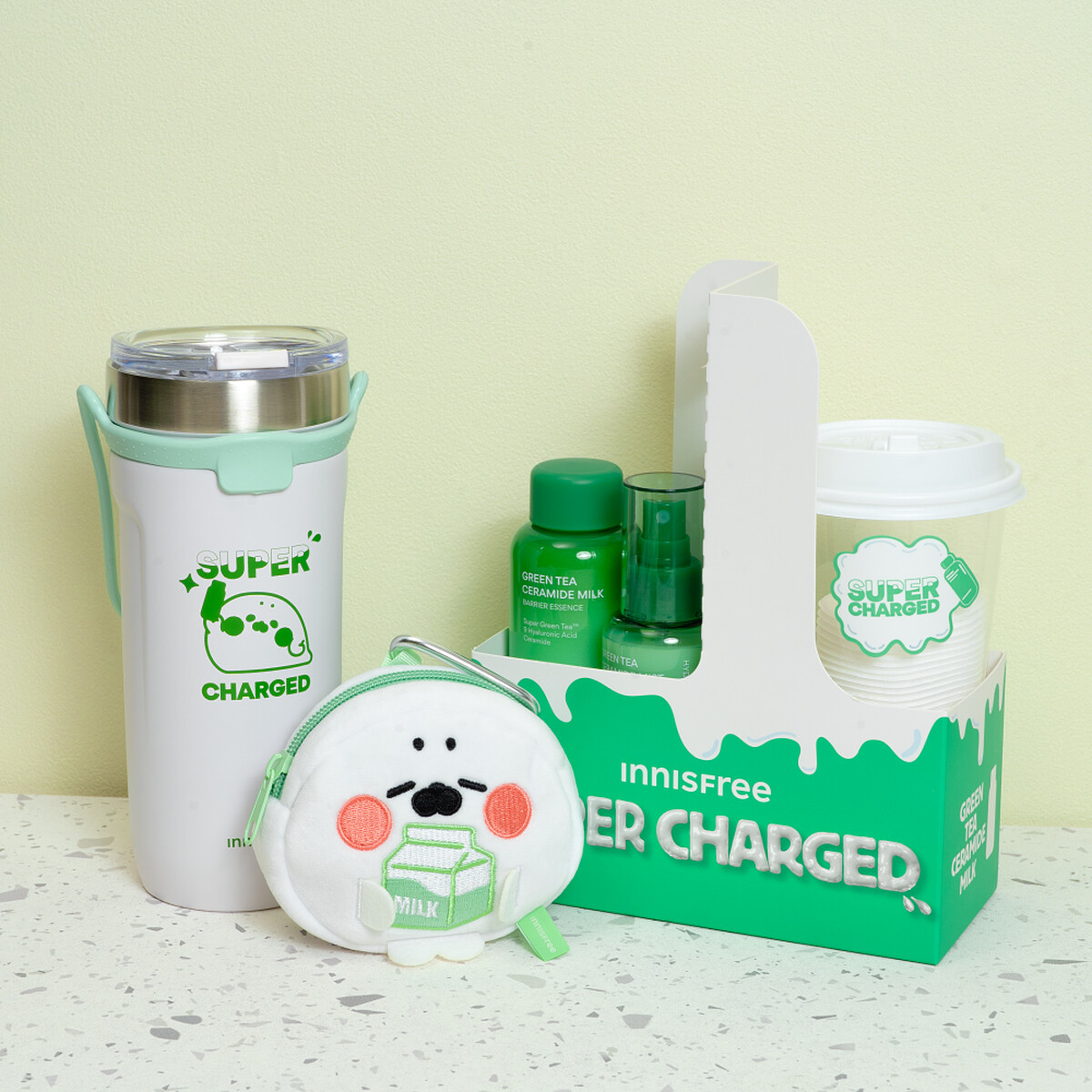innisfree牛奶水外帶組情境圖