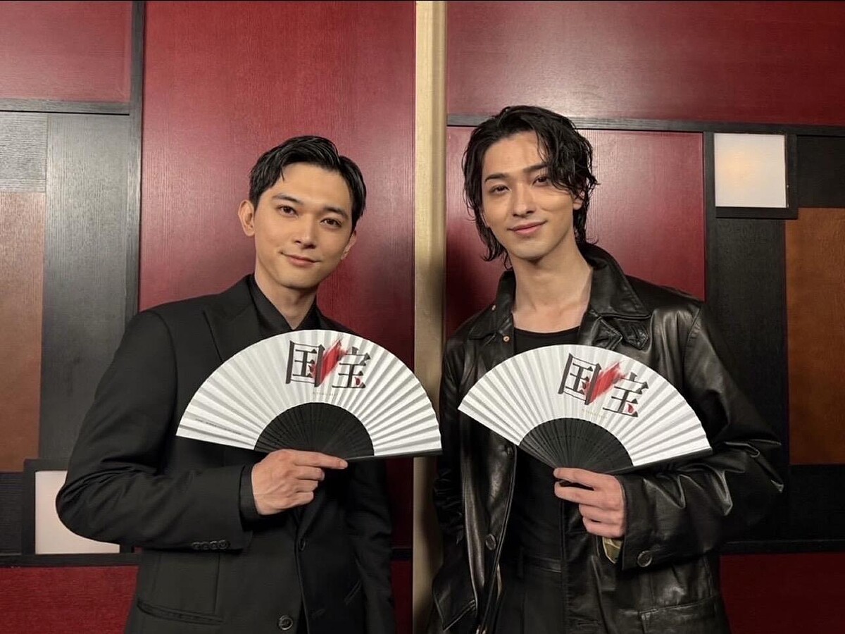 橫濱流星(右)與吉澤亮演出的電影《國寶》在去年引起極大的話題。
