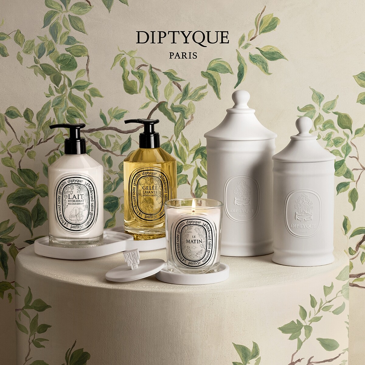 Diptyque白色儲物罐