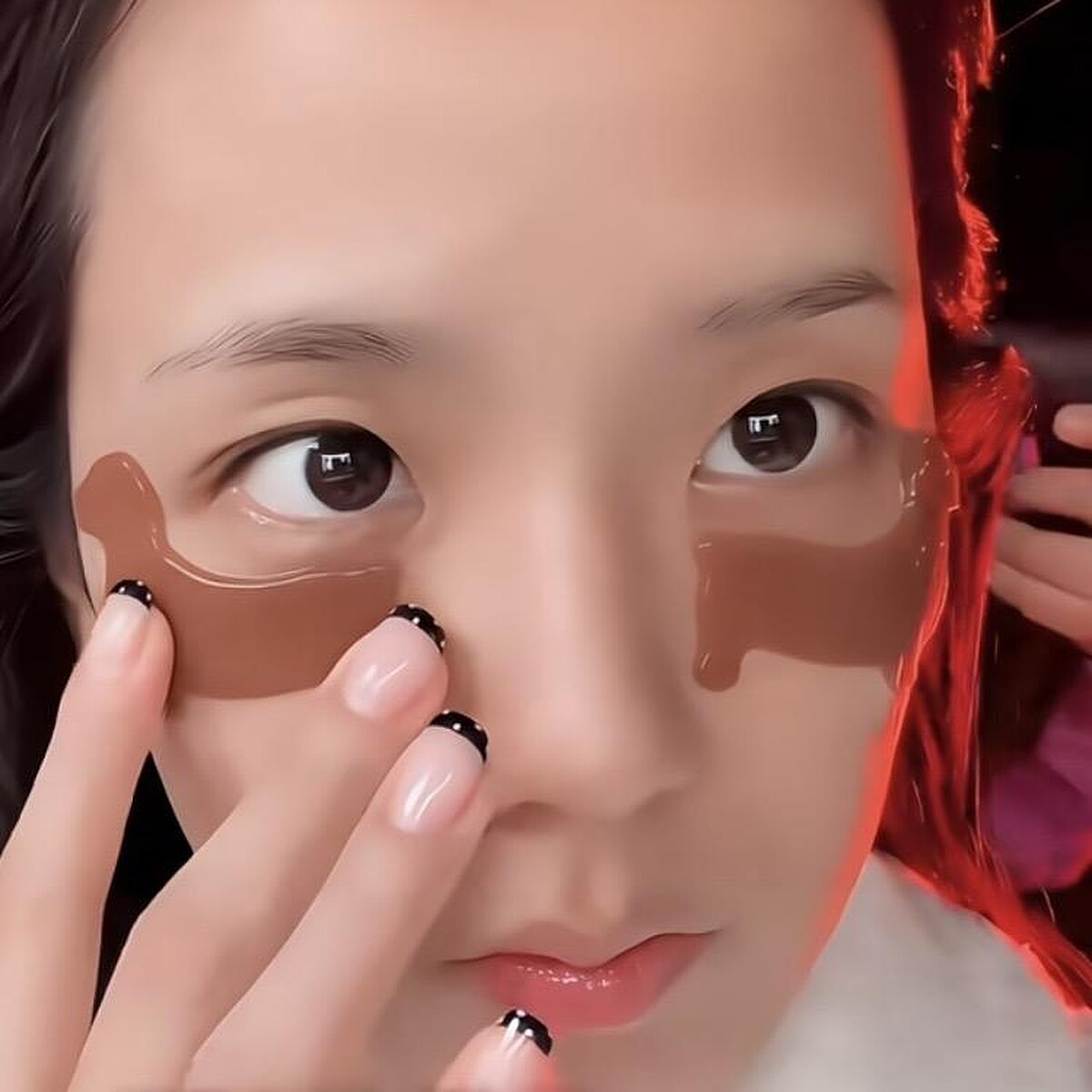 SpaLife Beauty臘腸狗眼膜。Photo/ YouTube @sooyaaa__