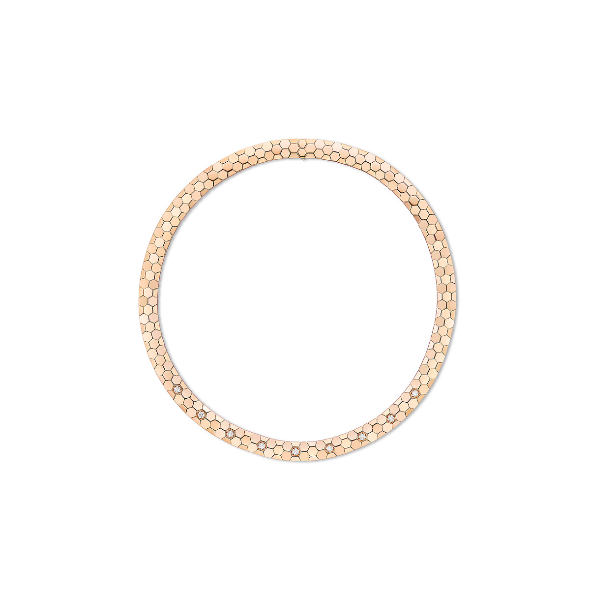 Bee de Chaumet 18K玫瑰金項鏈,鑲嵌明亮式切割鑽石。參考價格