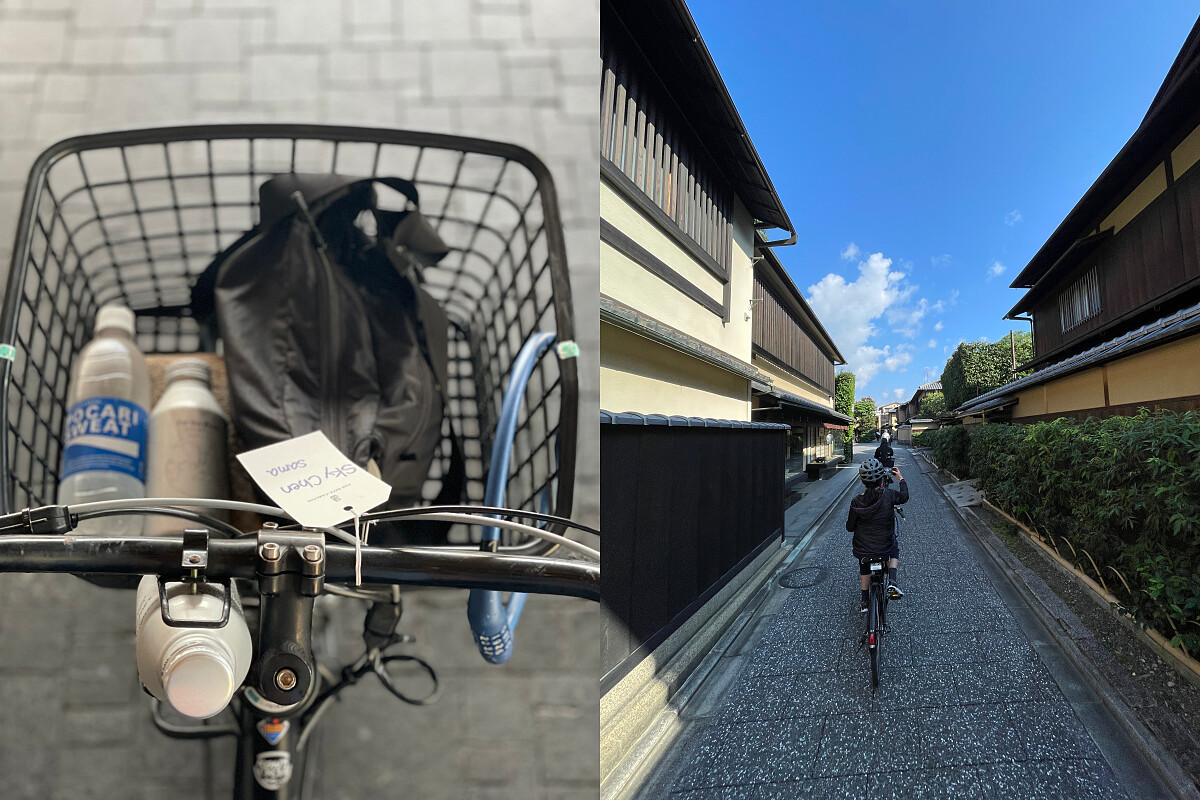 館方在第二天安排京都腳踏車逛遊體驗。