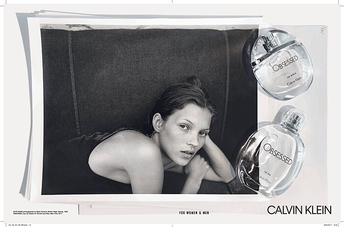 Calvin Klein最經典香氛Obsessed迷上了!全新男女對香上市，凱特摩絲25