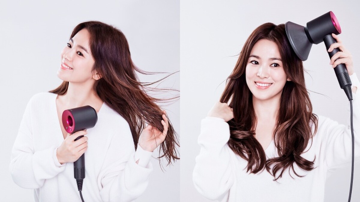 宋慧喬的浪漫波浪大捲髮型