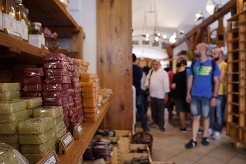 菠丹妮各式天然手工皂陳列