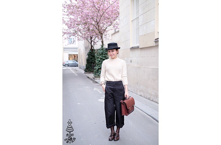 花季期間在巴黎城中漫步可以隨時遇到滿開的櫻花樹