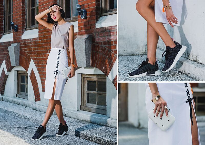 NMD_R2黑灰款，NTD 5,290