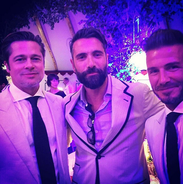 布萊德彼特、盧卡卡爾瓦尼、貝克漢都到場祝福